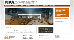 Desktop Screenshot of fipa.bc.ca